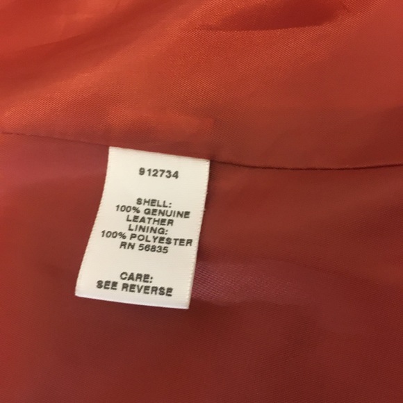 Cabela’s Pink Leather Jacket - Picture 7 of 8